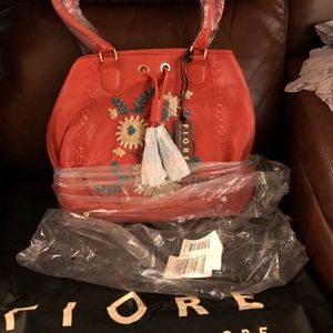 Fiore by isabella fiore embroided Leather shopper